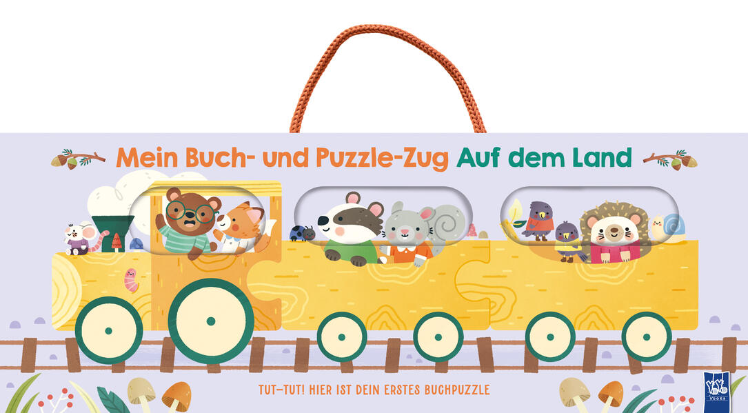 Mein Buch- und Puzzle-Zug: Auf dem Land