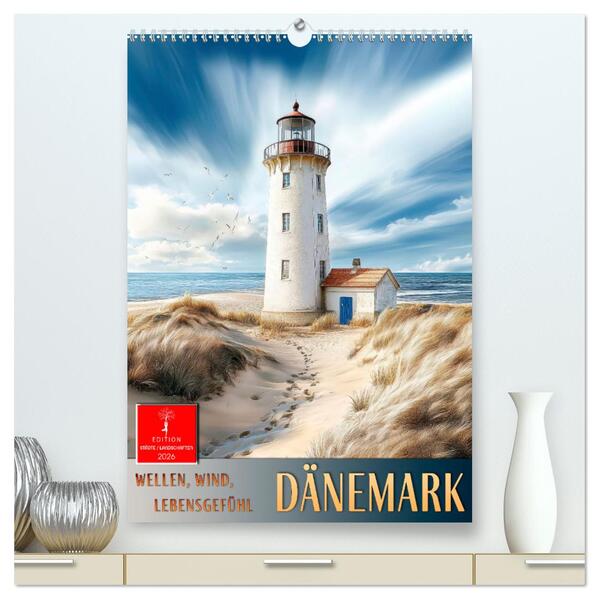 Dänemark - Wellen Wind Lebensgefühl (hochwertiger Premium Wandkalender 2026 DIN A2 hoch) Kunstdruck in Hochglanz