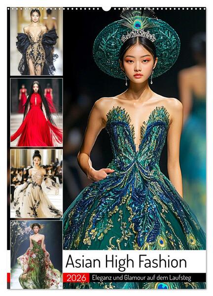 Asian High Fashion. Eleganz und Glamour auf dem Laufsteg (Wandkalender 2026 DIN A2 hoch) CALVENDO Monatskalender