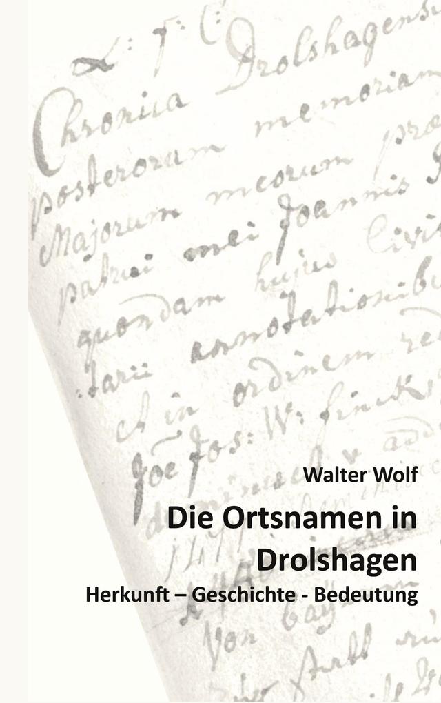 Die Ortsnamen von Drolshagen