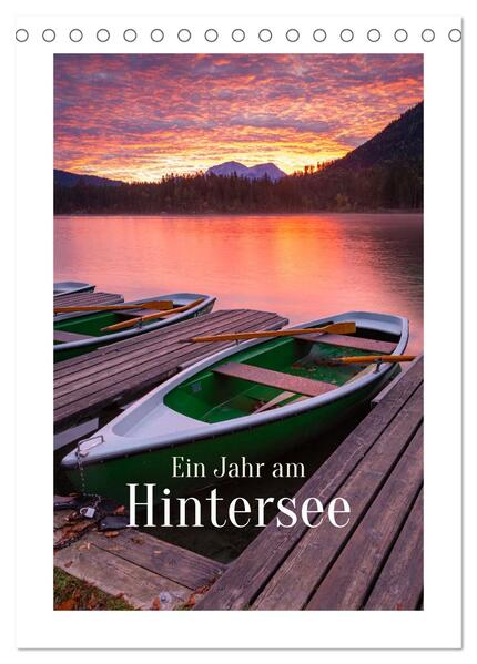 Ein Jahr am Hintersee (Tischkalender 2026 DIN A5 hoch) CALVENDO Monatskalender