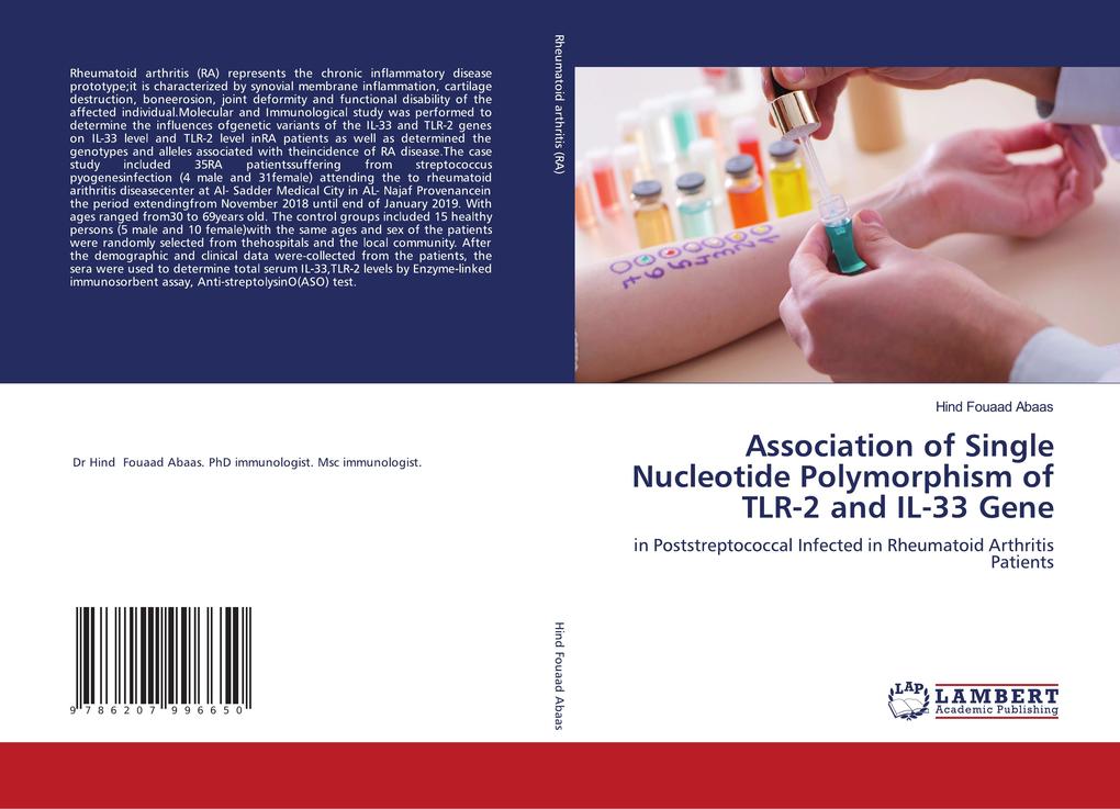 Association of Single Nucleotide Polymorphism of TLR-2 and IL-33 Gene