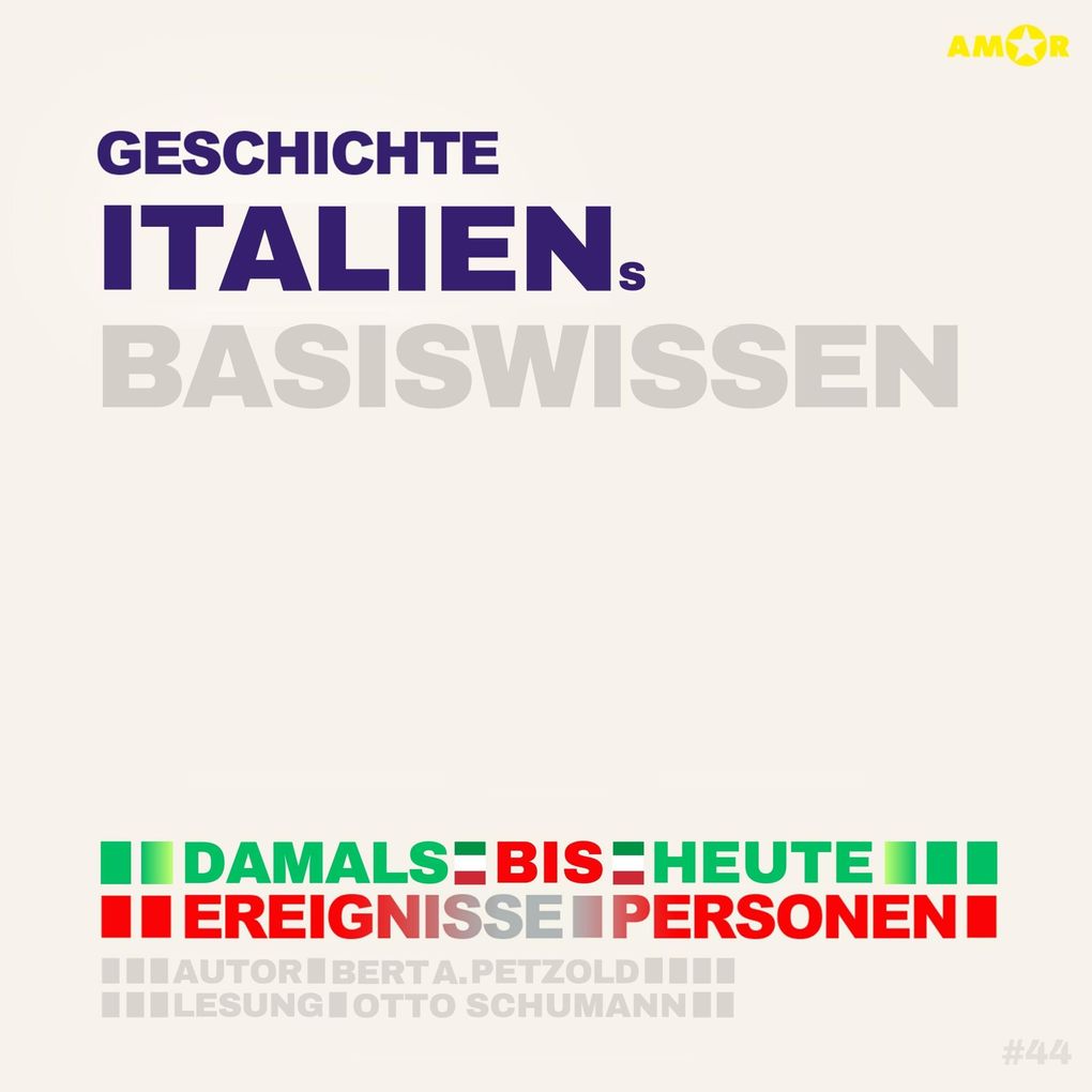Geschichte Italiens - Damals bis heute. Ereignisse Personen Zusammenhänge - Basiswissen