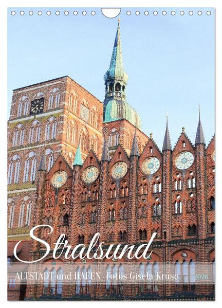Stralsund - Altstadt und Hafen (Wandkalender 2026 DIN A4 hoch) CALVENDO Monatskalender