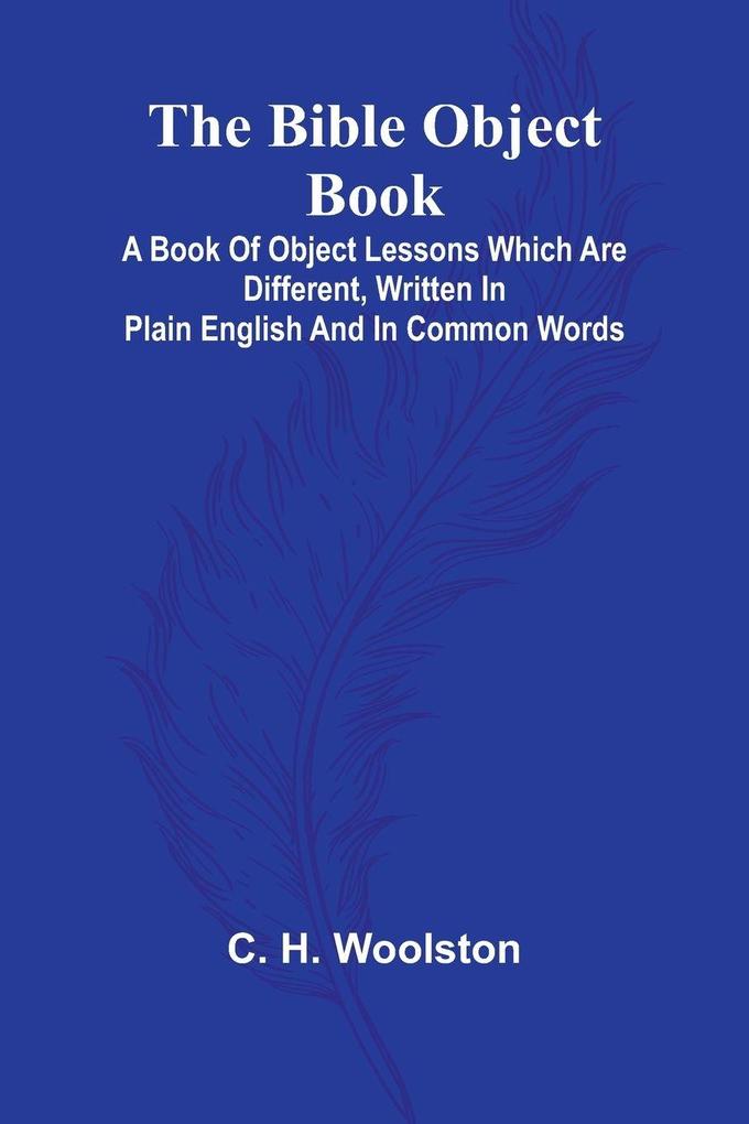 The Bible object book