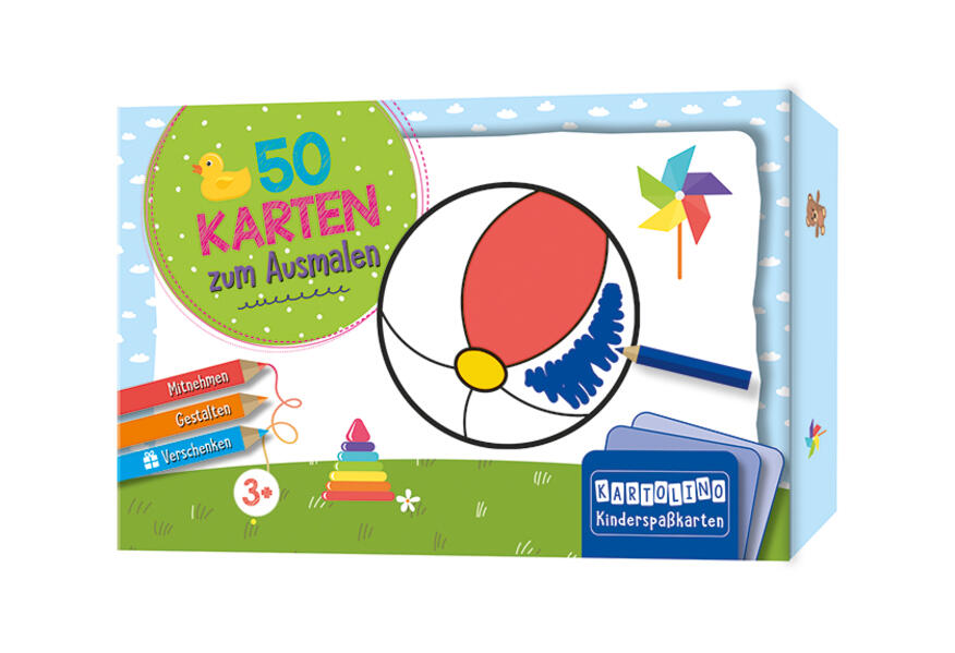 50 Karten zum Ausmalen - Erste Dinge