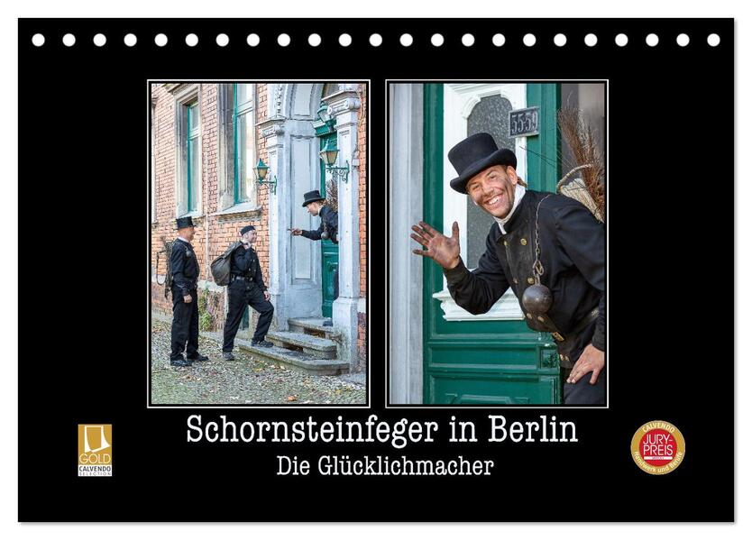 Schornsteinfeger in Berlin - Die Glücklichmacher (Tischkalender 2026 DIN A5 quer) CALVENDO Monatskalender