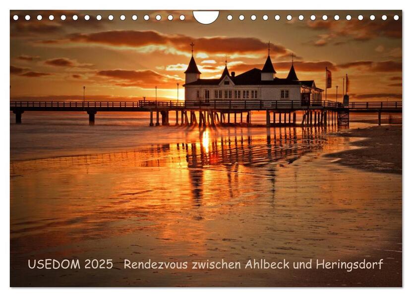Usedom 2026 Rendezvous zwischen Ahlbeck und Heringsdorf (Wandkalender 2026 DIN A4 quer) CALVENDO Monatskalender