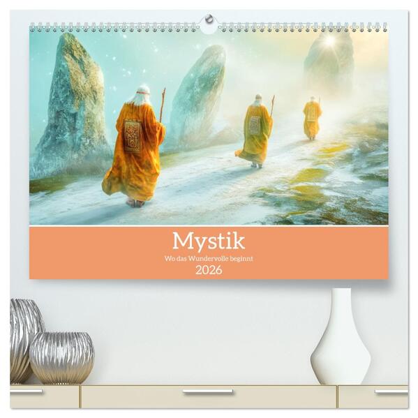 Mystik - Wo das Wundervolle beginnt (hochwertiger Premium Wandkalender 2026 DIN A2 quer) Kunstdruck in Hochglanz