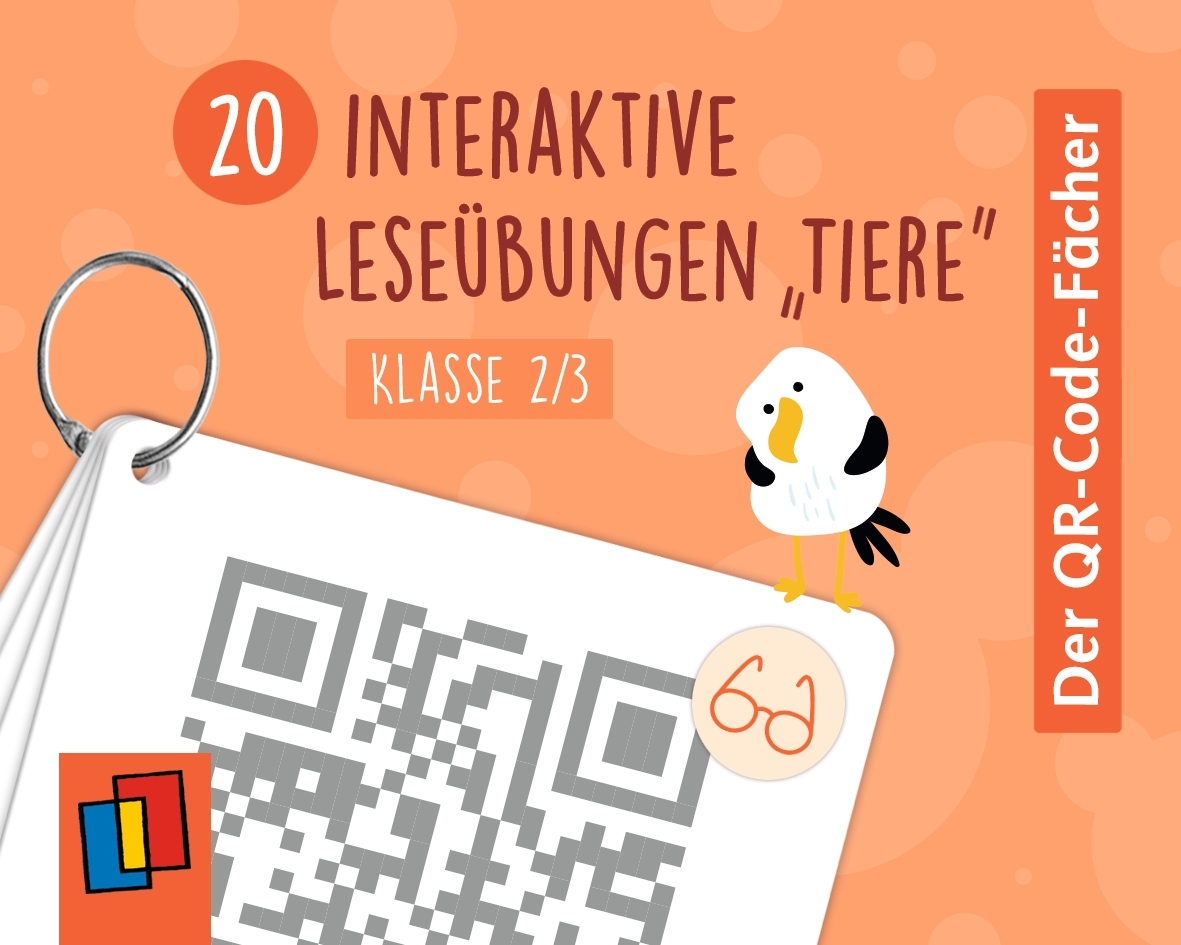 20 interaktive Leseübungen 'Tiere' Klasse 2/3
