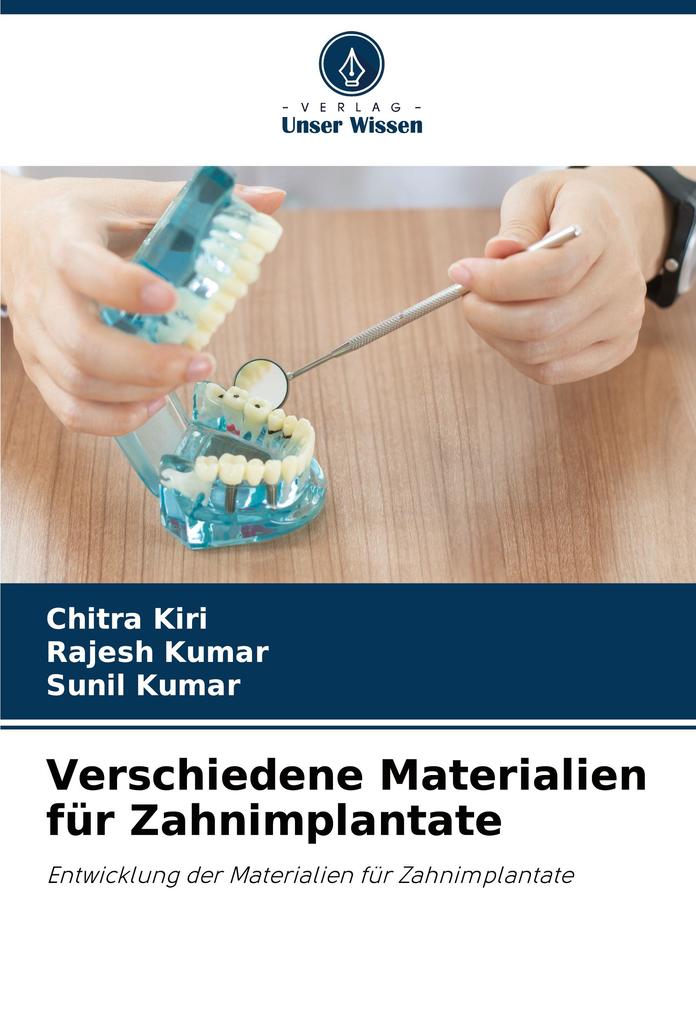 Verschiedene Materialien für Zahnimplantate