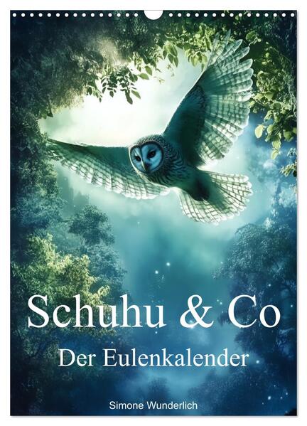 Schuhu & Co - Der Eulenkalender (Wandkalender 2026 DIN A3 hoch) CALVENDO Monatskalender