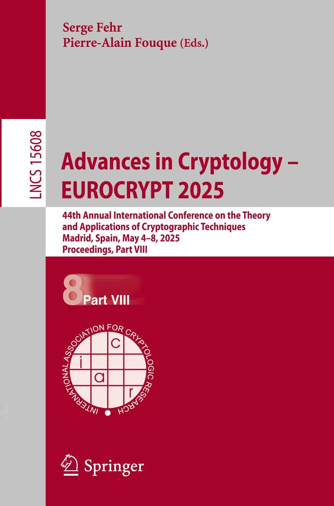 Advances in Cryptology - EUROCRYPT 2025