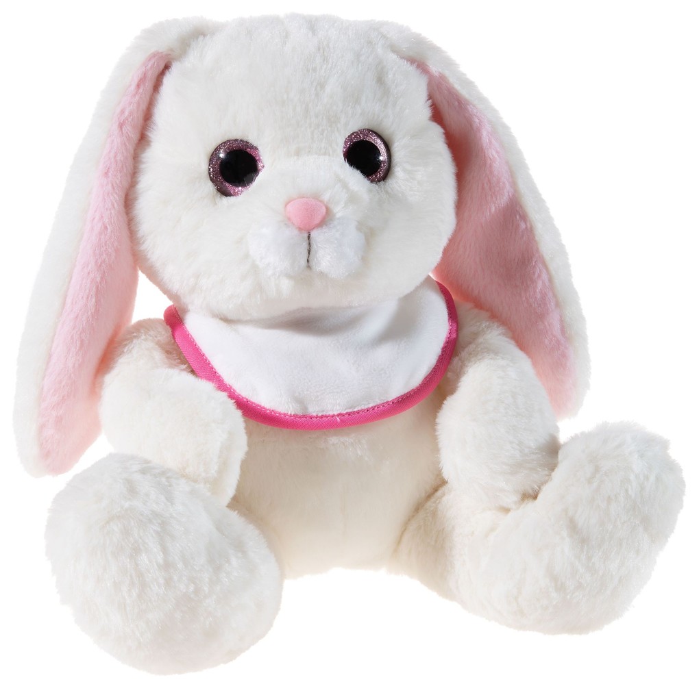 Heunec 841963 - Hase Milchschnute creme mit Lätzchen 25 cm