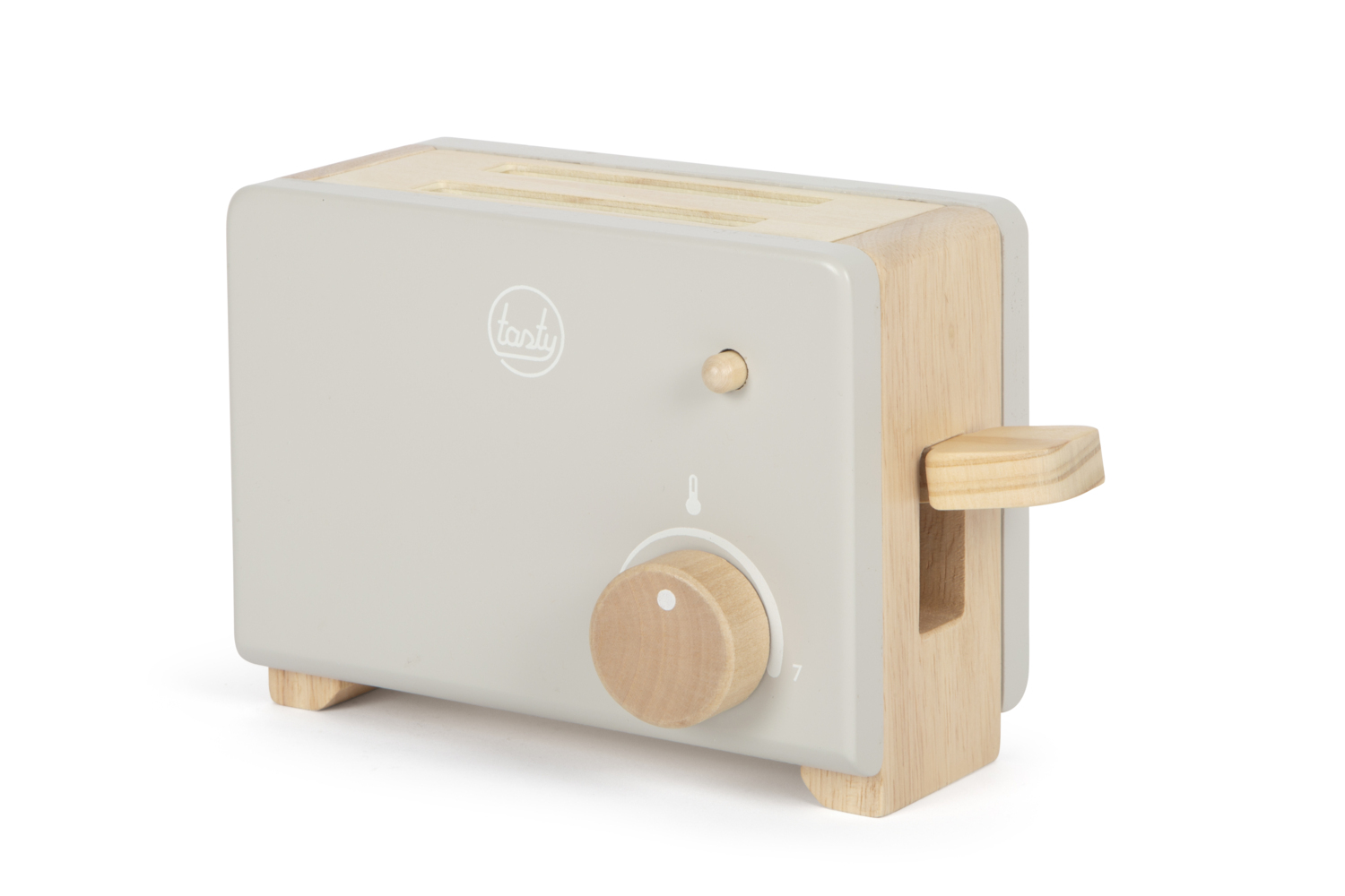 Toaster-Set grau 'tasty'