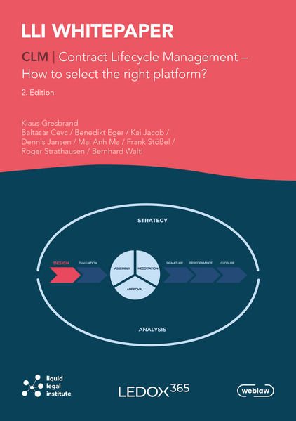 Contract Lifecycle Management - How to select the right plattform?