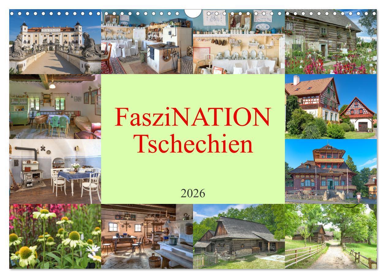 Faszination Tschechien (Wandkalender 2026 DIN A3 quer) CALVENDO Monatskalender