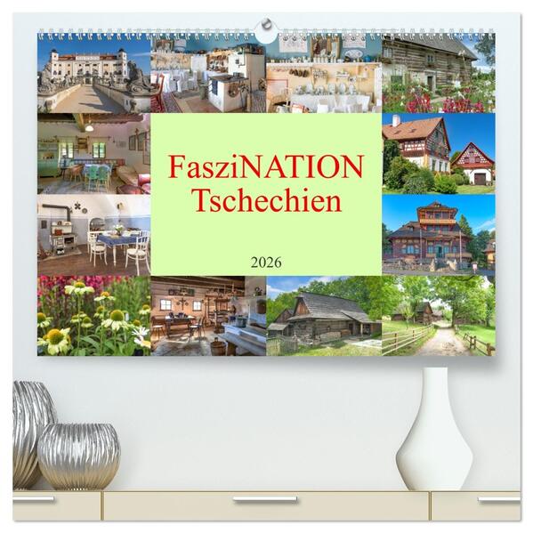 Faszination Tschechien (hochwertiger Premium Wandkalender 2026 DIN A2 quer) Kunstdruck in Hochglanz