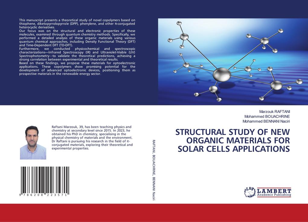 STRUCTURAL STUDY OF NEW ORGANIC MATERIALS FOR SOLAR CELLS APPLICATIONS