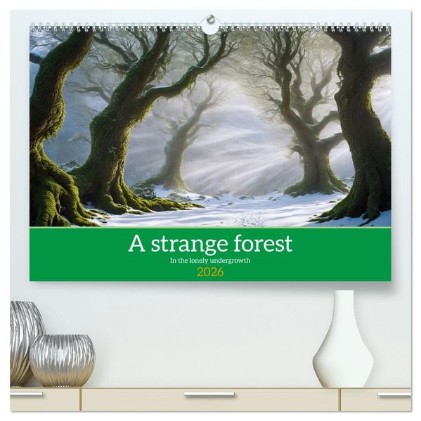 A strange forest In the lonely undergrowth (High Quality Premium Wall Calendar 2026 DIN A2 landscape)CALVENDO 12 Month Wall Calendar