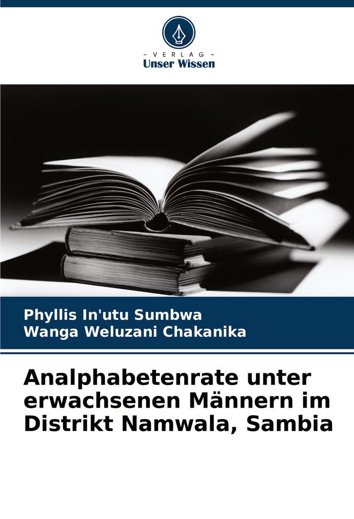 Analphabetenrate unter erwachsenen Männern im Distrikt Namwala Sambia