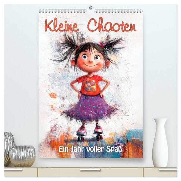 Kleine Chaoten (hochwertiger Premium Wandkalender 2026 DIN A2 hoch) Kunstdruck in Hochglanz