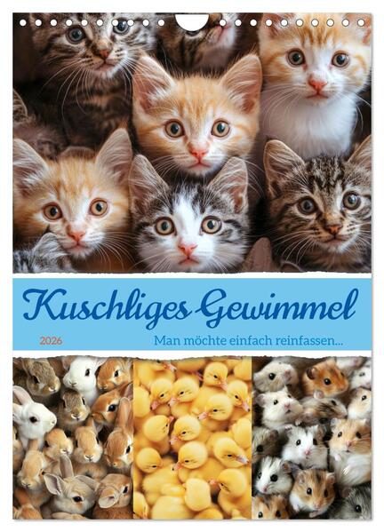 Kuschliges Gewimmel (Wandkalender 2026 DIN A4 hoch) CALVENDO Monatskalender