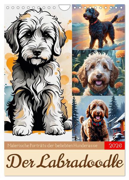Der Labradoodle (Wandkalender 2026 DIN A4 hoch) CALVENDO Monatskalender