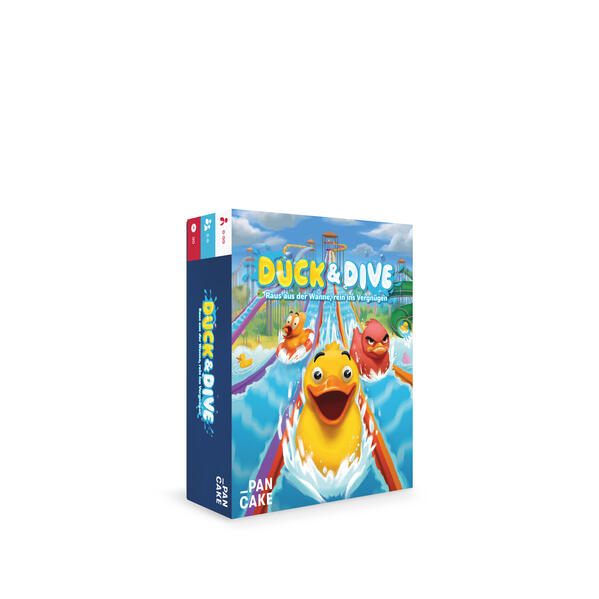 Duck & Dive. Kartenspiel. Raus aus der Wanne rein ins Vergnügen
