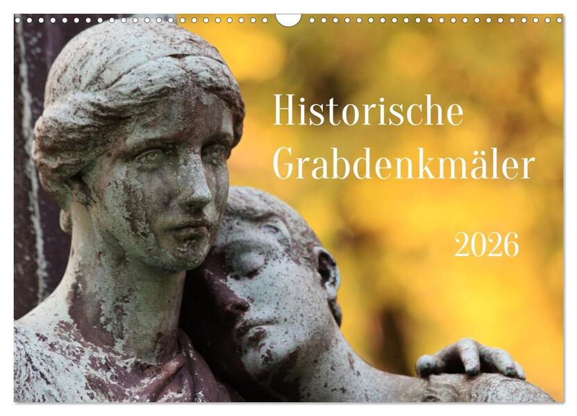 Alte Grabdenkmäler (Wandkalender 2026 DIN A3 quer) CALVENDO Monatskalender