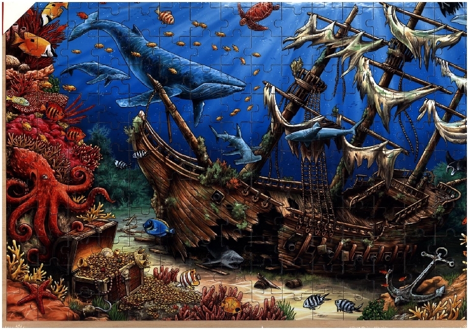 Einlegepuzzle Versunkenes Schiff Santa Elena