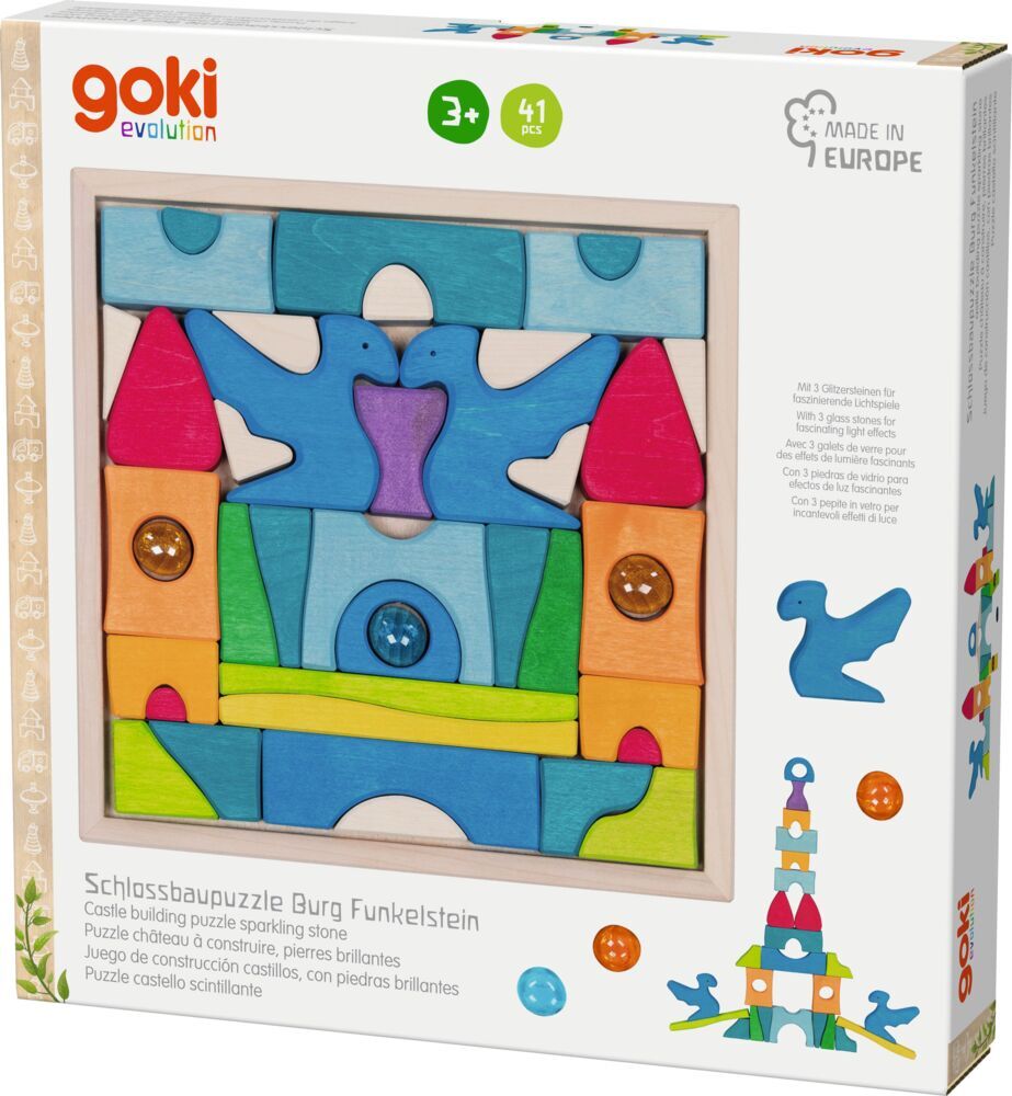 Schlossbaupuzzle Burg Funkelstein