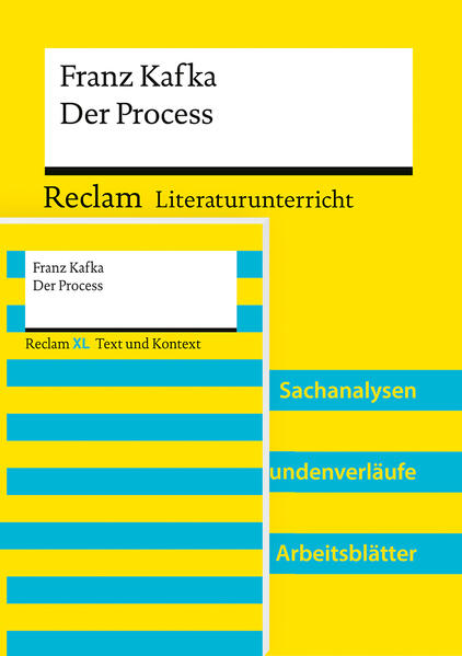 Paket für Lehrkräfte 'Franz Kafka: Der Process' (Textausgabe und Lehrerband). 2 Bände eingeschweißt