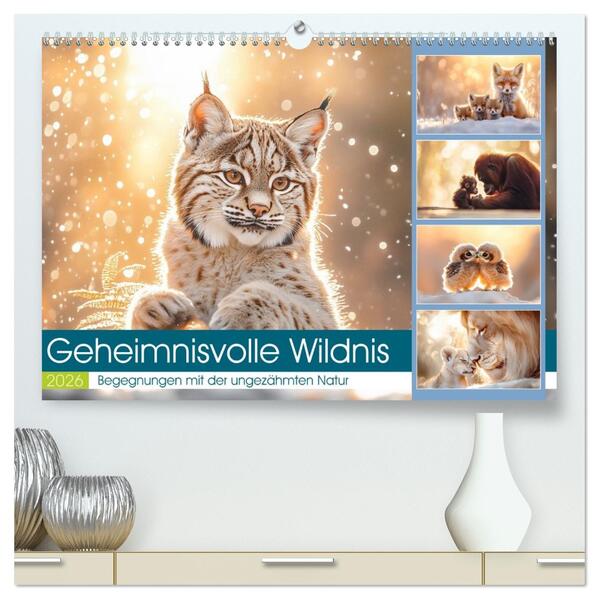Geheimnisvolle Wildnis (hochwertiger Premium Wandkalender 2026 DIN A2 quer) Kunstdruck in Hochglanz