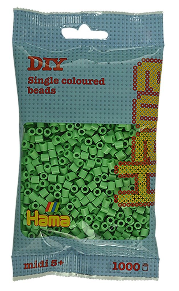 Hama 207-115 - Perlenbeutel 1000 Stck. Apfelgrün