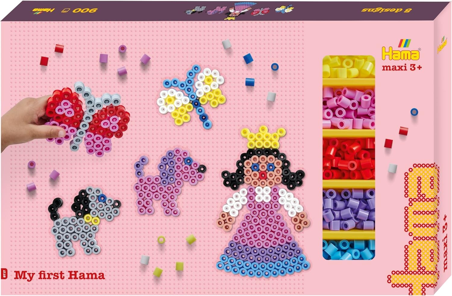 Hama 8717 - Maxi-Perlen Große Geschenkpackung