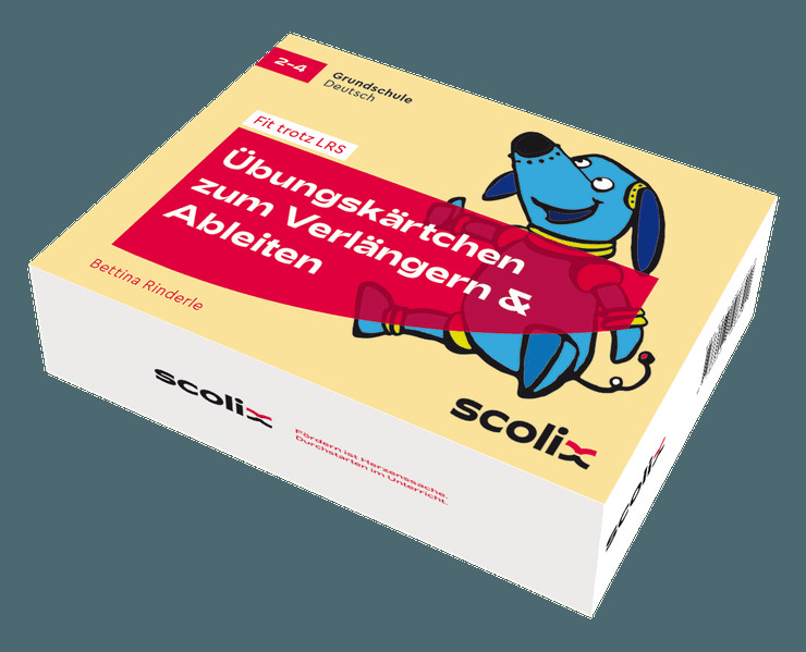 Übungskärtchen zum Verlängern und Ableiten