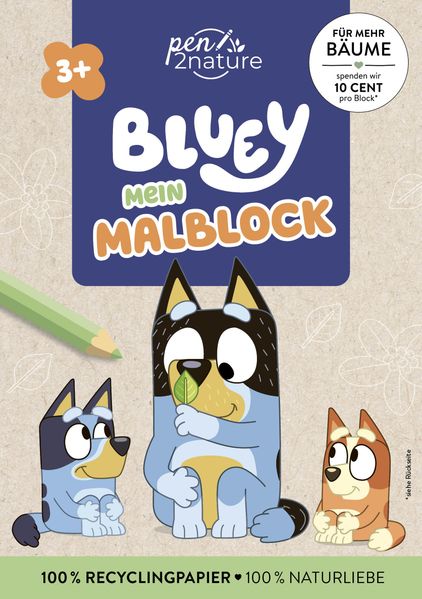 Bluey Mein Malblock