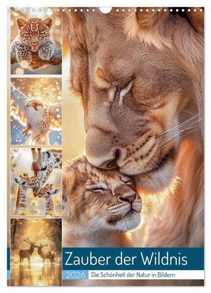Zauber der Wildnis (Wandkalender 2026 DIN A3 hoch) CALVENDO Monatskalender