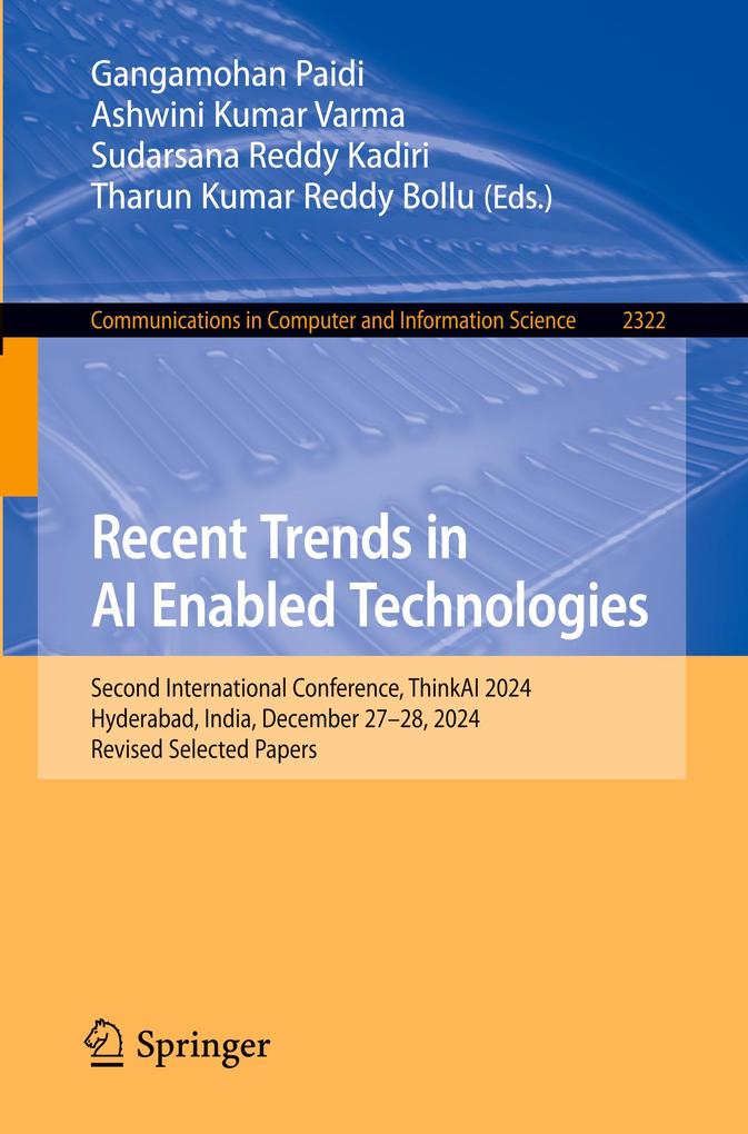 Recent Trends in AI Enabled Technologies