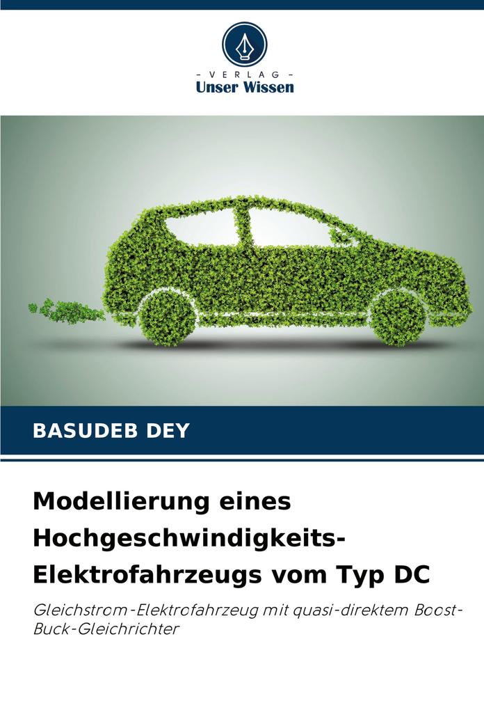Modellierung eines Hochgeschwindigkeits-Elektrofahrzeugs vom Typ DC