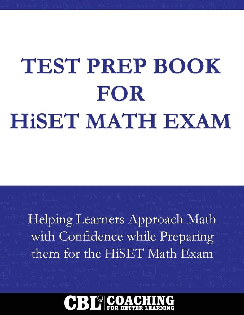 Test Prep Book For HiSET Math Exam
