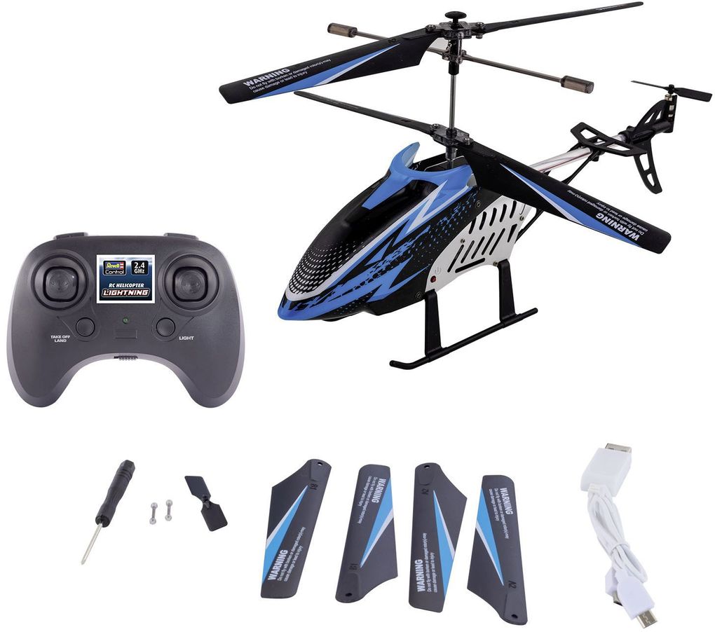 Revell Control - RC Helicopter Lightning blau