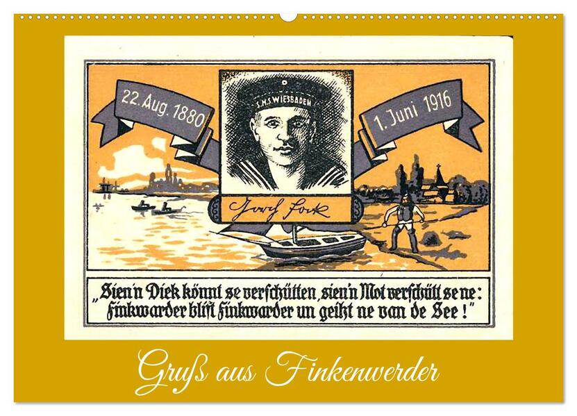 Gruß aus Finkenwerder (Wandkalender 2026 DIN A2 quer) CALVENDO Monatskalender