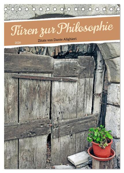 Türen zur Philosophie (Tischkalender 2026 DIN A5 hoch) CALVENDO Monatskalender