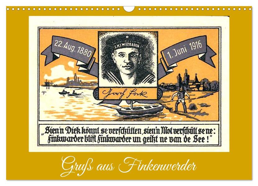 Gruß aus Finkenwerder (Wandkalender 2026 DIN A3 quer) CALVENDO Monatskalender