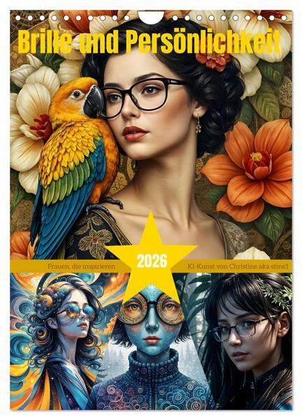Brille und Persönlichkeit (Wandkalender 2026 DIN A4 hoch) CALVENDO Monatskalender