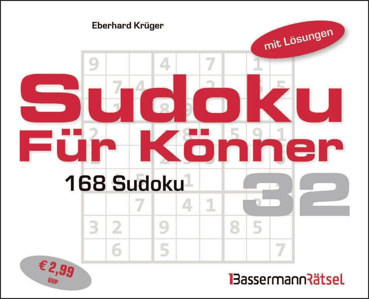 Sudoku für Könner 32 (5 Exemplare à 299 EUR)
