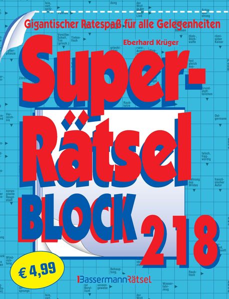 Superrätselblock 218 (5 Exemplare à 499 EUR)
