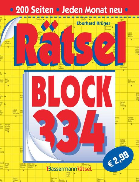 Rätselblock 334 (5 Exemplare à 299 EUR)